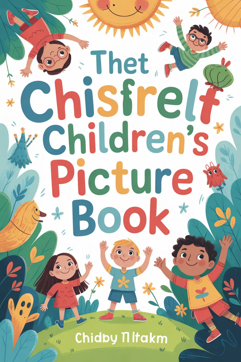 Children's book cover design example