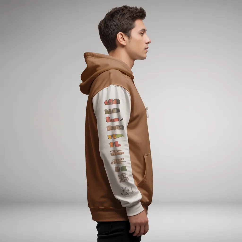 Hoodie sleeve design mockup