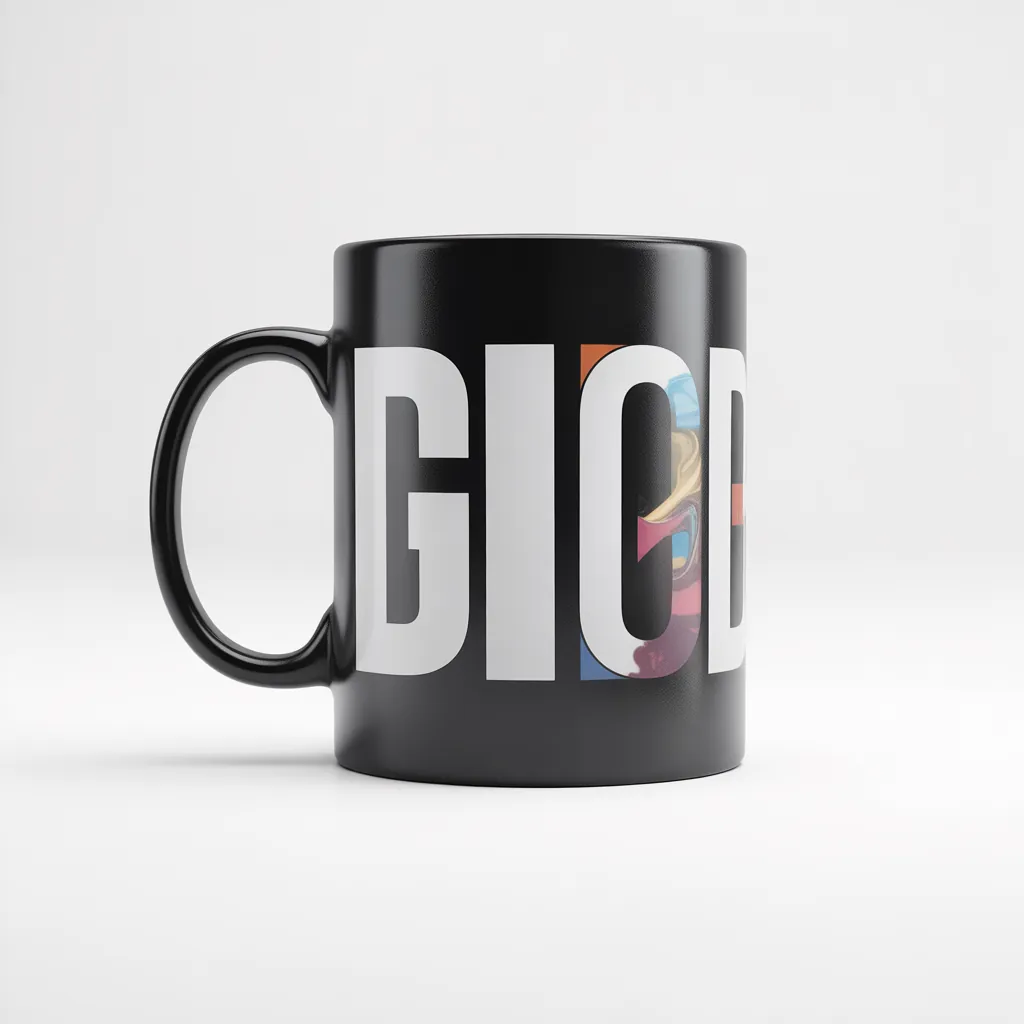 Black Ceramic Mug