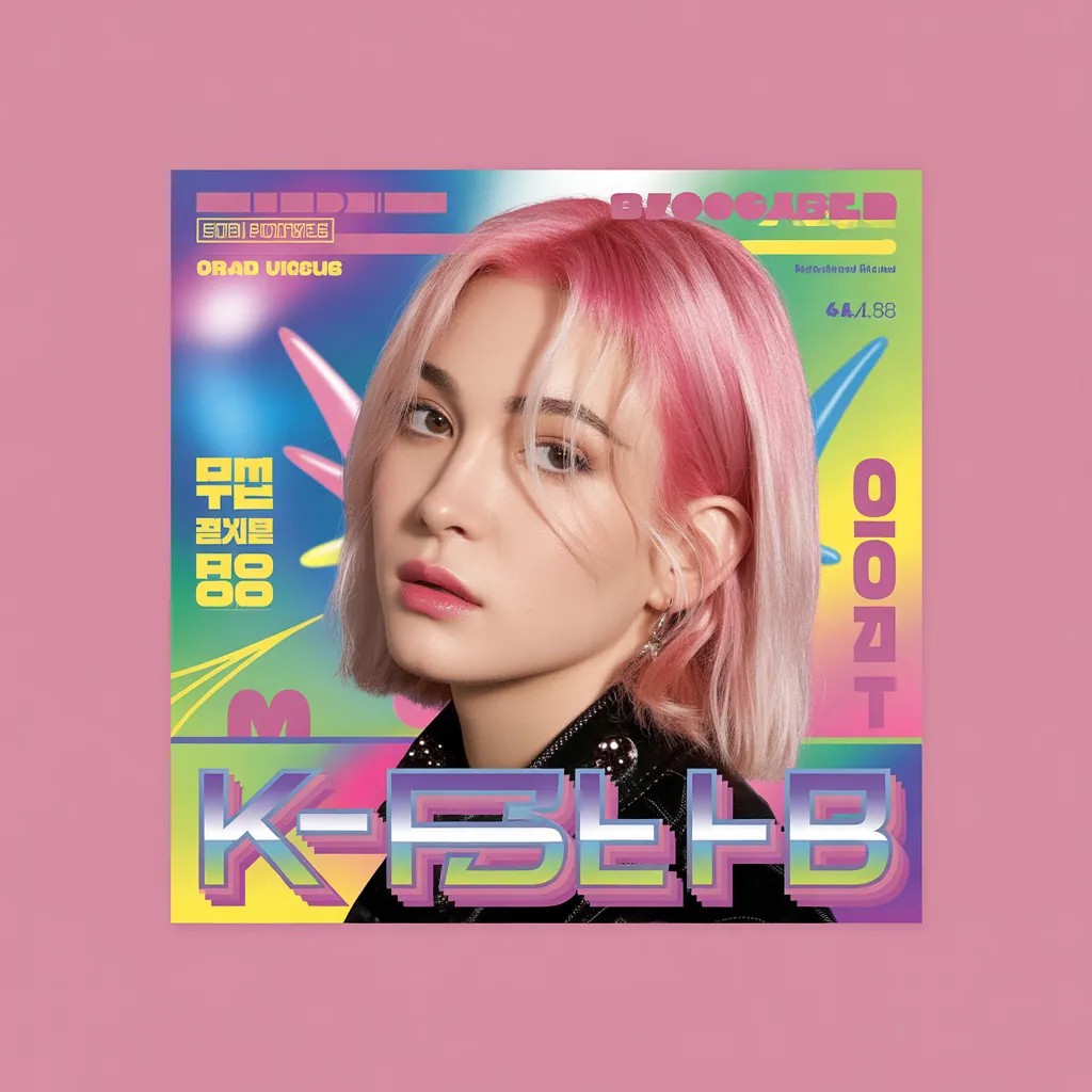 K-pop album cover design