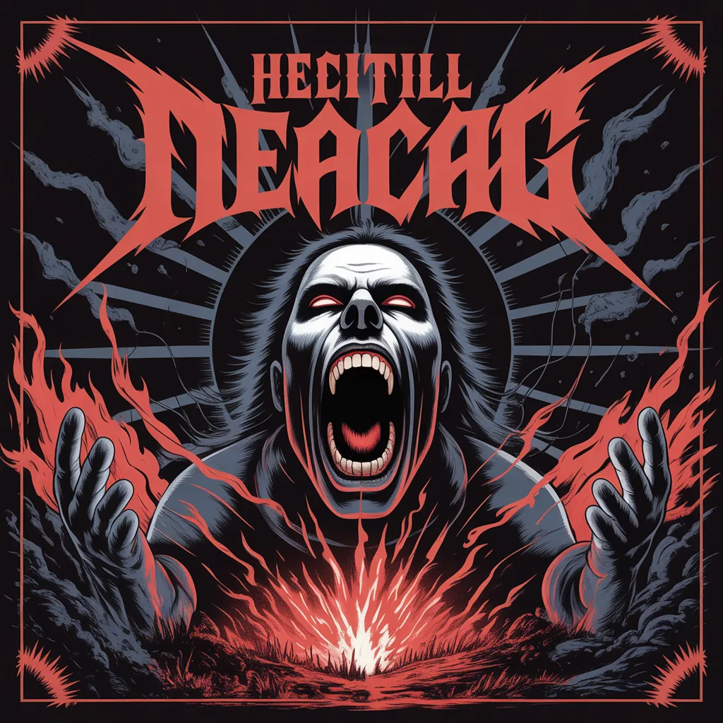 Metal album cover art