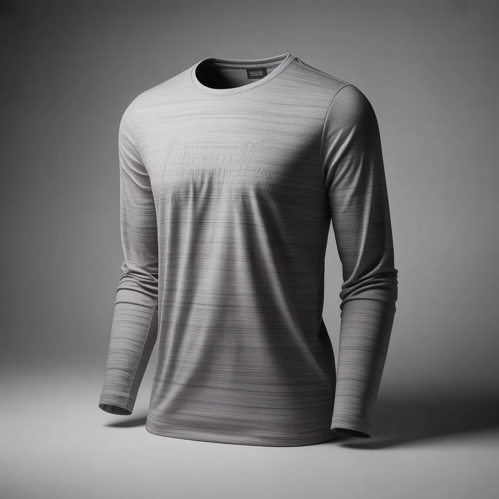 Long sleeve t-shirt mockup